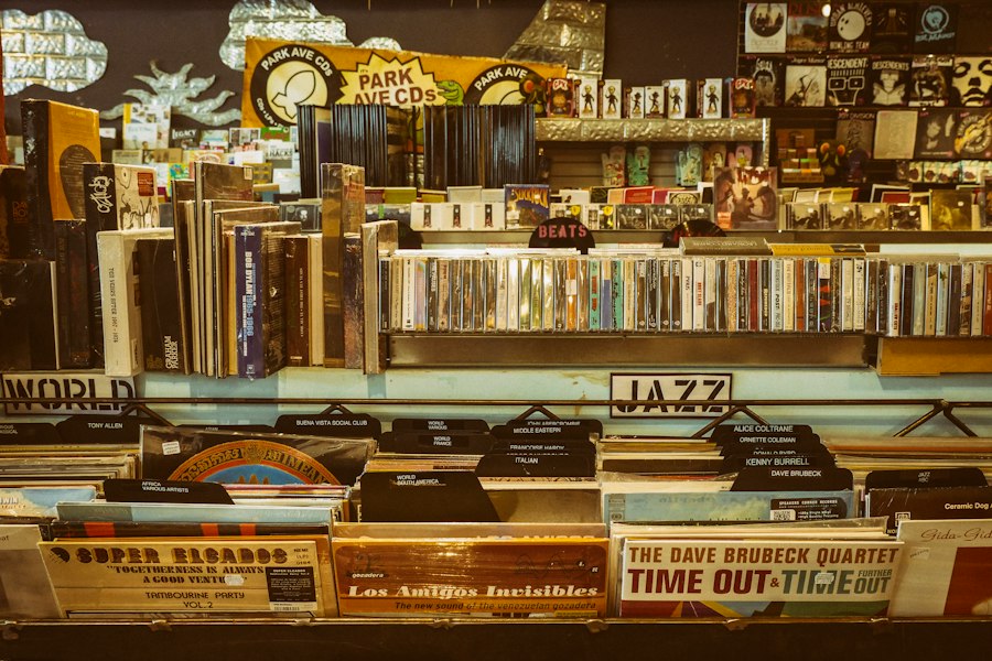vinyl records