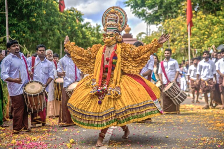 Photo culture of summer festivals