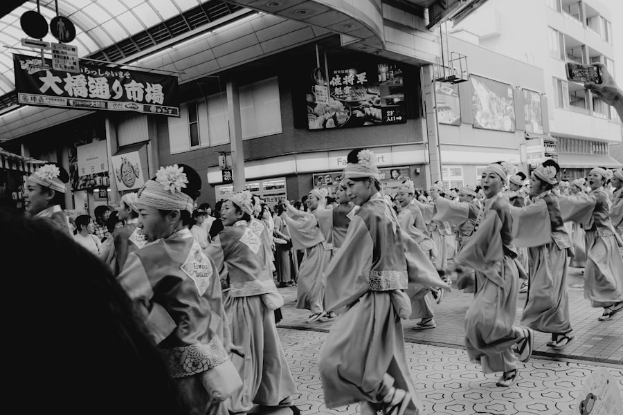 Photo culture of summer festivals